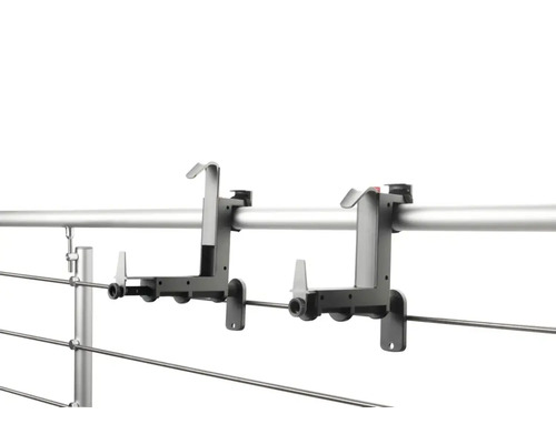 Supports de garde-corps pour fixation sur les garde-corps