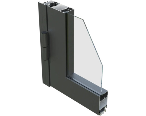 Profilé de fenêtre avec verre