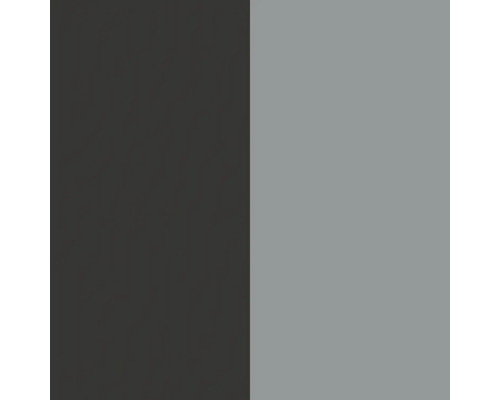 Surfaces colorées gris foncé et gris clair côte à côte