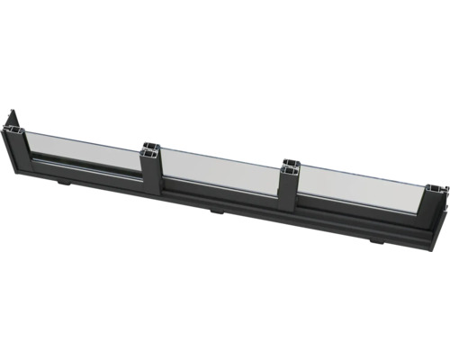 Vitrage de balcon avec profilé de cadre