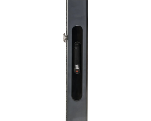 Ferrures pour porte coulissante avec poignée et verrouillage