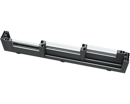 Profilé de cadre de fenêtre en aluminium avec verre