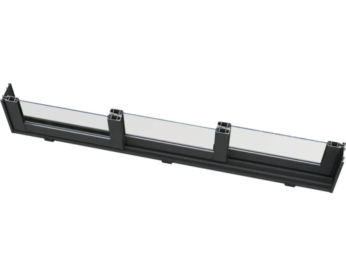 Élément de fenêtre avec cadre en aluminium et remplissage en verre