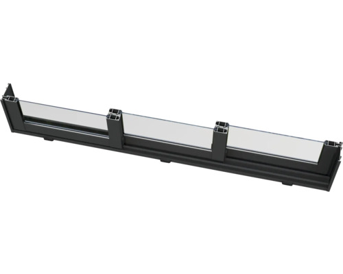 Garde-corps de balcon en verre et aluminium