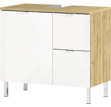 Meuble sous-lavabo avec portes et tiroirs