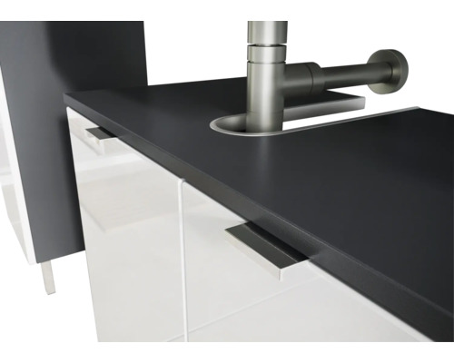 Meuble sous-lavabo avec robinetterie et tiroirs