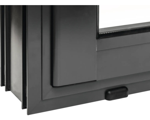 Vue détaillée d''une fenêtre en plastique