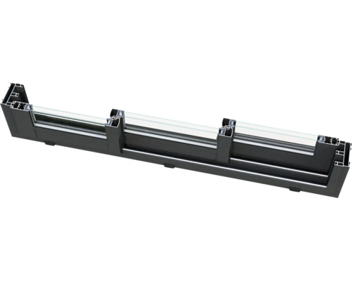 Profilé de fenêtre en aluminium avec verre