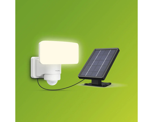 Projecteur solaire Philips avec détecteur de mouvement et panneau solaire