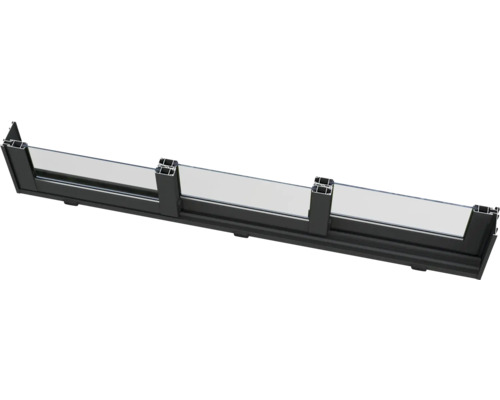 Garde-corps de balcon en verre et aluminium