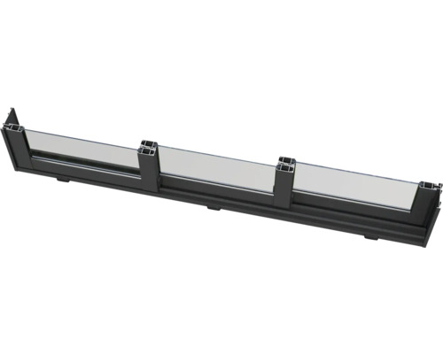 Profilé de fenêtre avec remplissage en verre