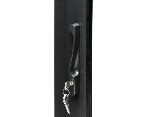 Poignée de porte avec clés