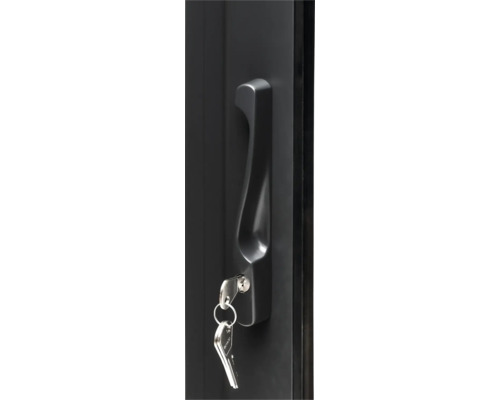 Schliessfach mit Griff und Schlüssel