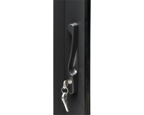 Poignée de porte avec clé