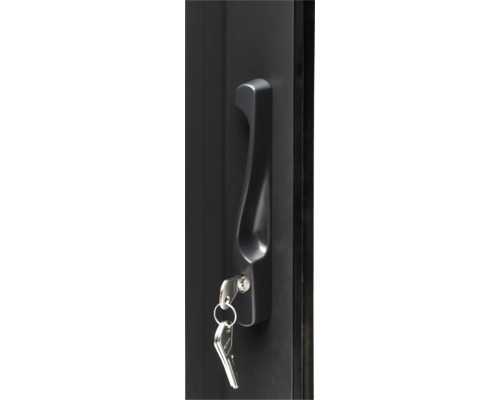 Poignée de porte avec clé