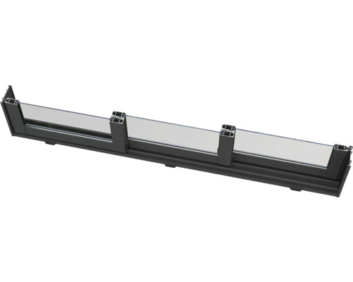 Profilé de fenêtre en aluminium avec remplissage en verre