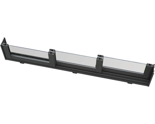 Vitrage de balcon avec cadre en aluminium et panneaux de verre