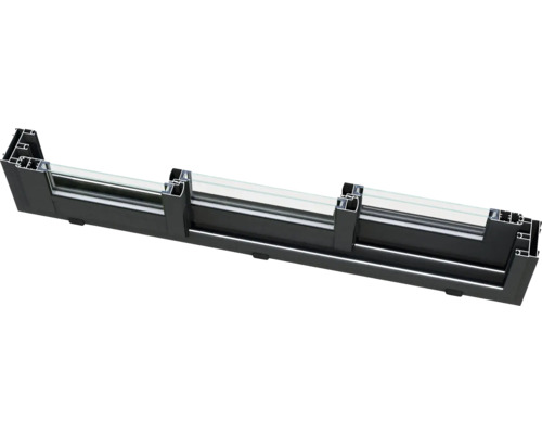 Section transversale d''un cadre de fenêtre en aluminium