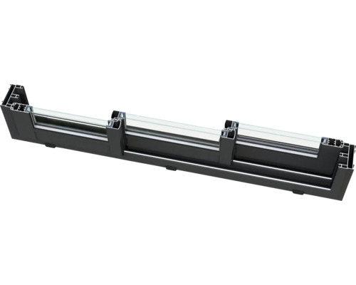 Profilé de cadre de fenêtre en aluminium avec verre