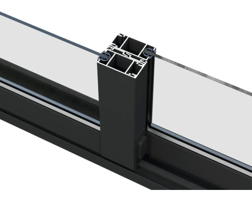 Vue détaillée d''un cadre de fenêtre avec du verre