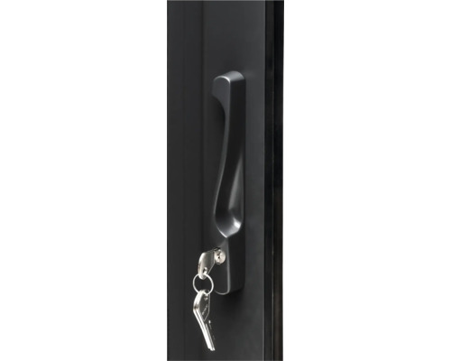 Griff einer Tür mit Schlüssel