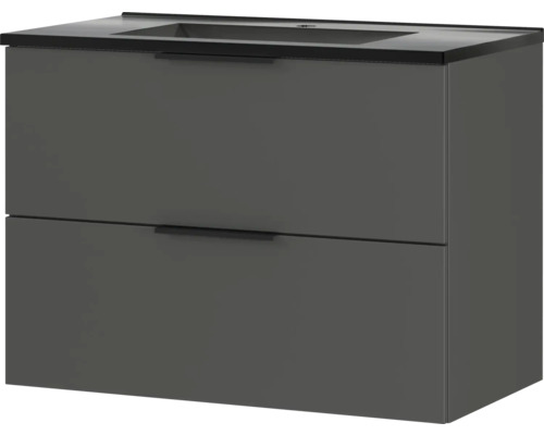 Meuble sous-lavabo avec deux tiroirs