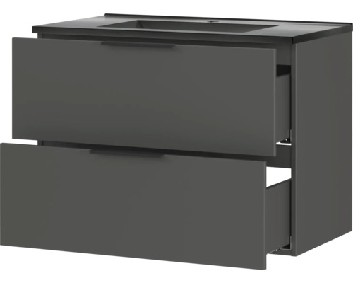 Meuble sous-lavabo avec deux tiroirs pour la salle de bain