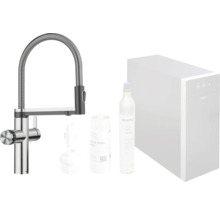 Robinet de cuisine avec jet d''eau, filtre et accessoires