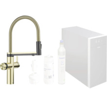 Robinet de cuisine avec système de soda, filtre, bouteille et système de carbonatation