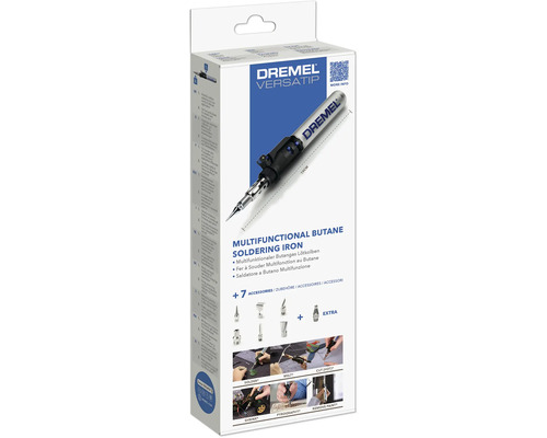 Dremel VersaTip Fer à souder multifonction au butane avec accessoires emballage