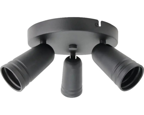 Plafonnier avec trois spots