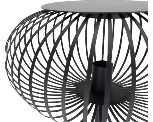 Table d''appoint avec structure métallique en forme de boule