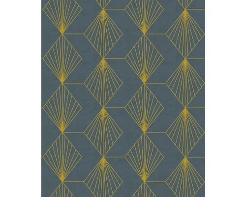 Tapete mit geometrischem Fächerdesign