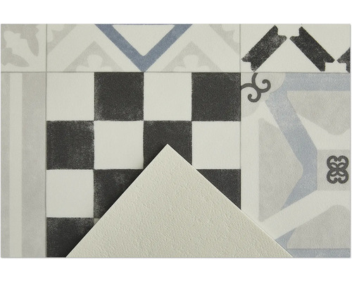 Muster von Bodenfliesen mit verschiedenen Designs