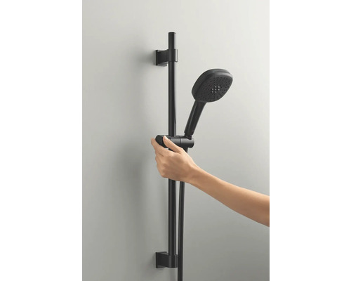 Ensemble de douche avec douchette à main et barre de douche pour montage mural