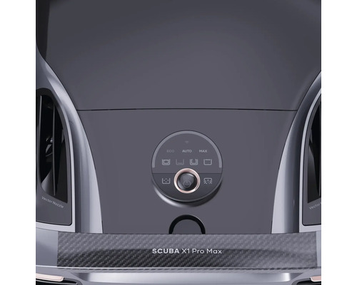 Scuba X1 Pro Max Aspirateur Vue détaillée des éléments de commande