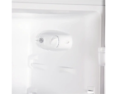 Innenraum eines Kühlschranks mit Temperaturregler