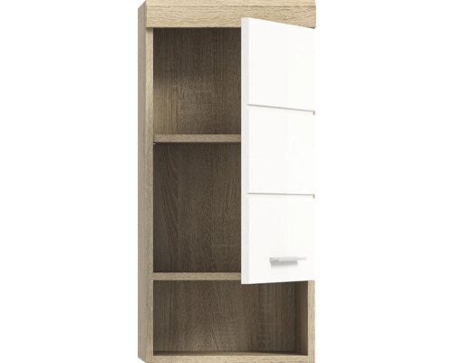 Hängeschrank mit einer Tür und Regalböden