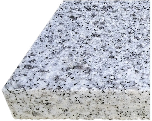 Vue détaillée d'une plaque de granit