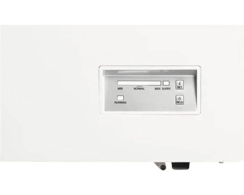 Panneau de commande d''un congélateur avec affichage du régulateur de température