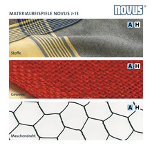 Materialbeispiele: Stoffe, Gewebe und Maschendraht