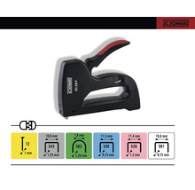 J C Schwarz Tacker mit Klammerinformationen