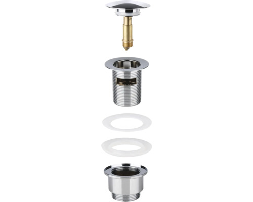 Garniture de vidange de lavabo avec bouchon de soupape et joints