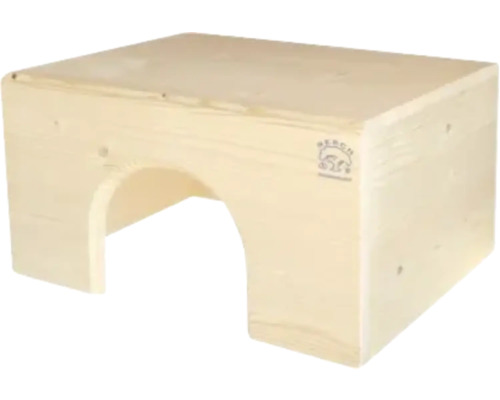 Maison en bois pour petits animaux avec deux entrées