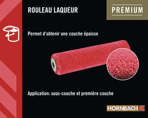 Rouleau laqueur pour couches épaisses