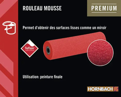 Rouleau en mousse pour l''application de peinture