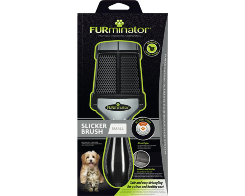 FURminator Fellpflegebürste für Hunde und Katzen, geeignet für Welpen und Kätzchen