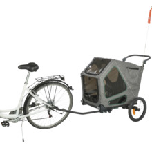 Vélo avec remorque pour chien