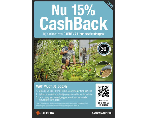 GARDENA Textilschlauch Liano Life Ø 13 mm (1/2"), 10 m