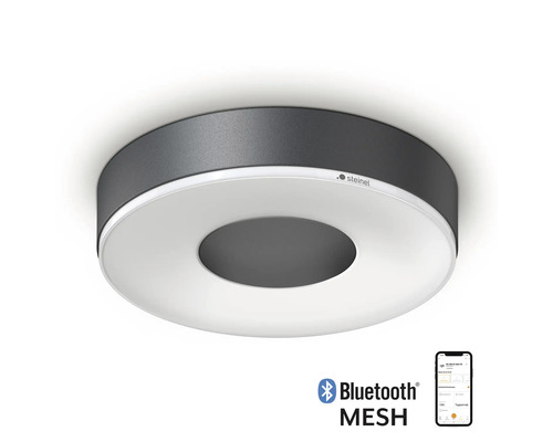 Runde LED Deckenleuchte mit Bluetooth Mesh Funktion und Steinel Logo